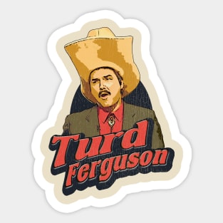 Turd Ferguson // Retro Style Design Sticker